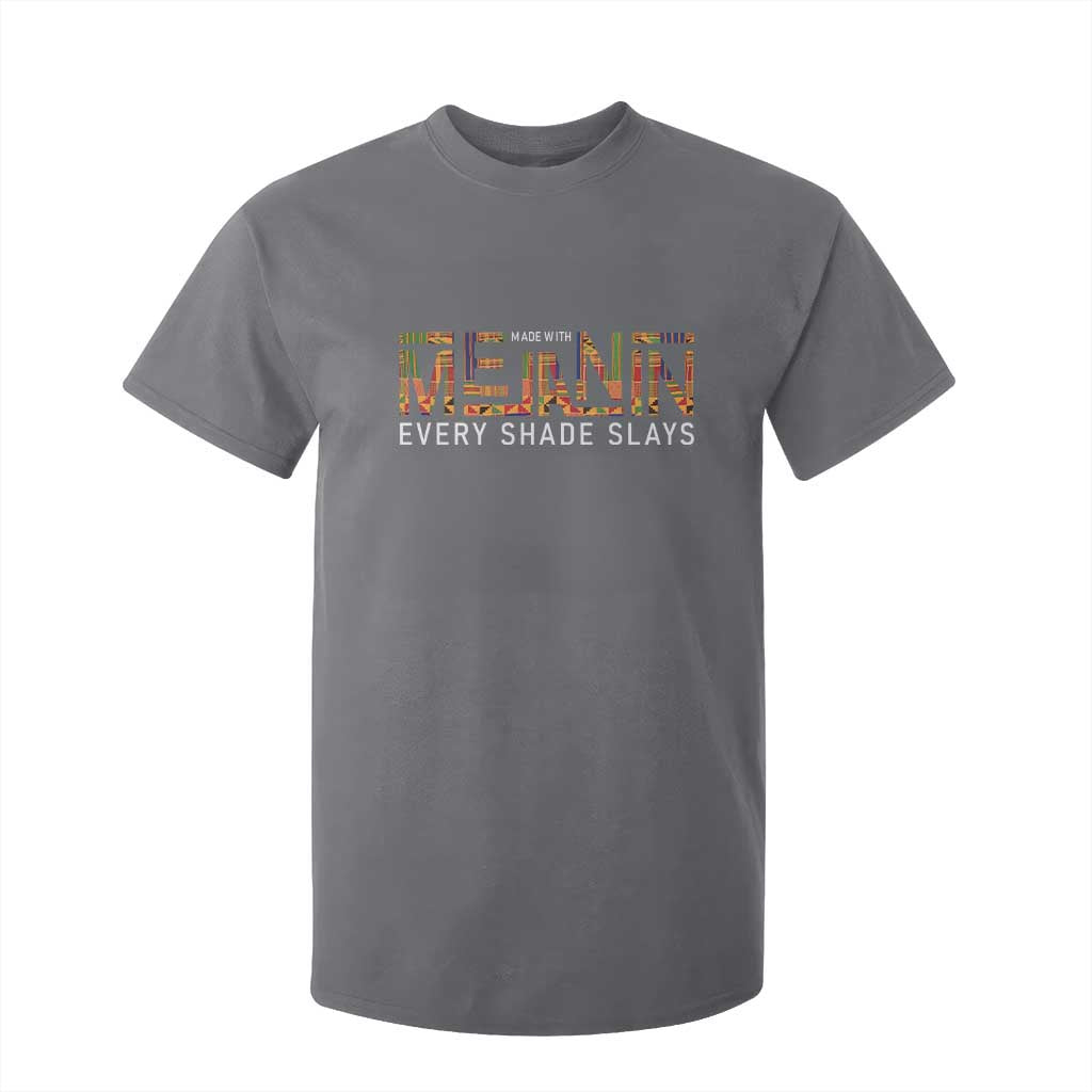 Black History T Shirt For Kid Melanin Kente Juneteenth Black History TS10 Charcoal Print Your Wear