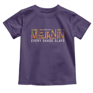 Black History Toddler T Shirt Melanin Kente Juneteenth Black History TS10 Purple Print Your Wear