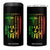 Black Nurse 4 in 1 Can Cooler Tumbler American Flag Proud Afro African Women Melanin Pride TS10 One Size: 16 oz Black Print Your Wear