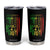 Black Nurse Tumbler Cup American Flag Proud Afro African Women Melanin Pride TS10 Black Print Your Wear