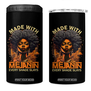 Black Women 4 in 1 Can Cooler Tumbler Melanin Juneteenth Black History TS10 One Size: 16 oz Black Print Your Wear