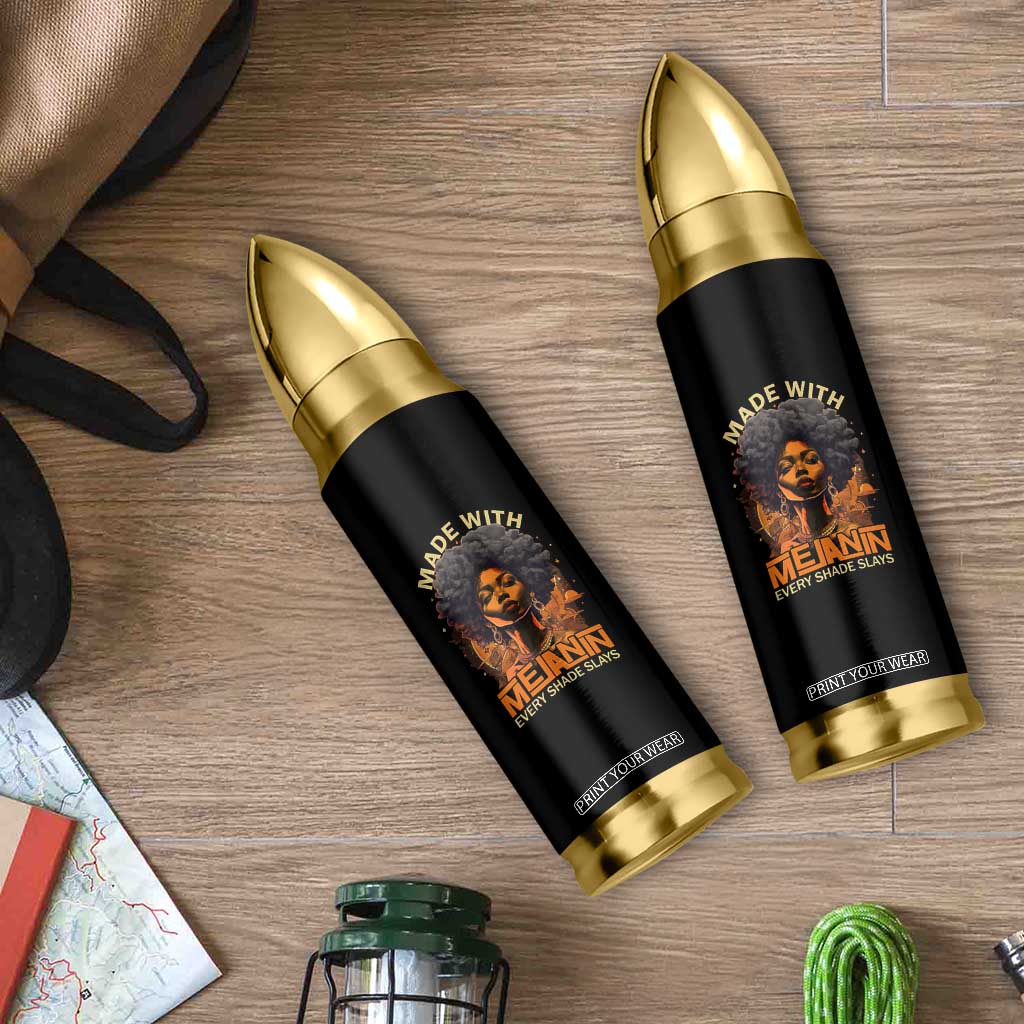 Black Women Bullet Tumbler Melanin Juneteenth Black History TS10 Print Your Wear