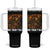 Black Women Empowerment Tumbler With Handle We Told Y'all 92% Vote TS02 One Size: 40 oz Black Print Your Wear