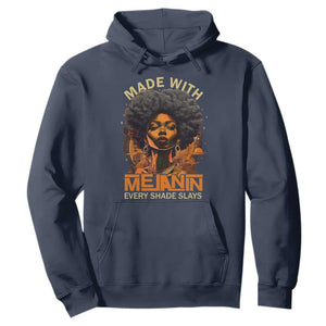 Black Women Hoodie Melanin Juneteenth Black History TS10 Navy Print Your Wear