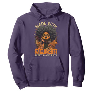 Black Women Hoodie Melanin Juneteenth Black History TS10 Purple Print Your Wear