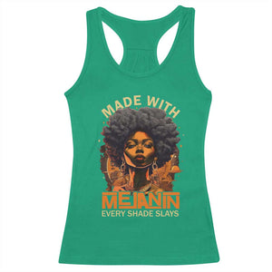 Black Women Racerback Tank Top Melanin Juneteenth Black History TS10 Irish Green Print Your Wear