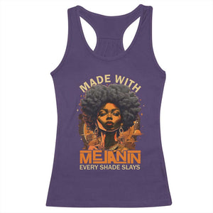 Black Women Racerback Tank Top Melanin Juneteenth Black History TS10 Purple Print Your Wear