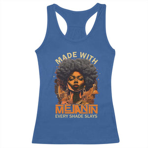 Black Women Racerback Tank Top Melanin Juneteenth Black History TS10 Royal Blue Print Your Wear