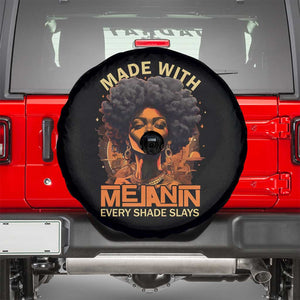 Black Women Spare Tire Cover Melanin Juneteenth Black History TS10 Black Print Your Wear