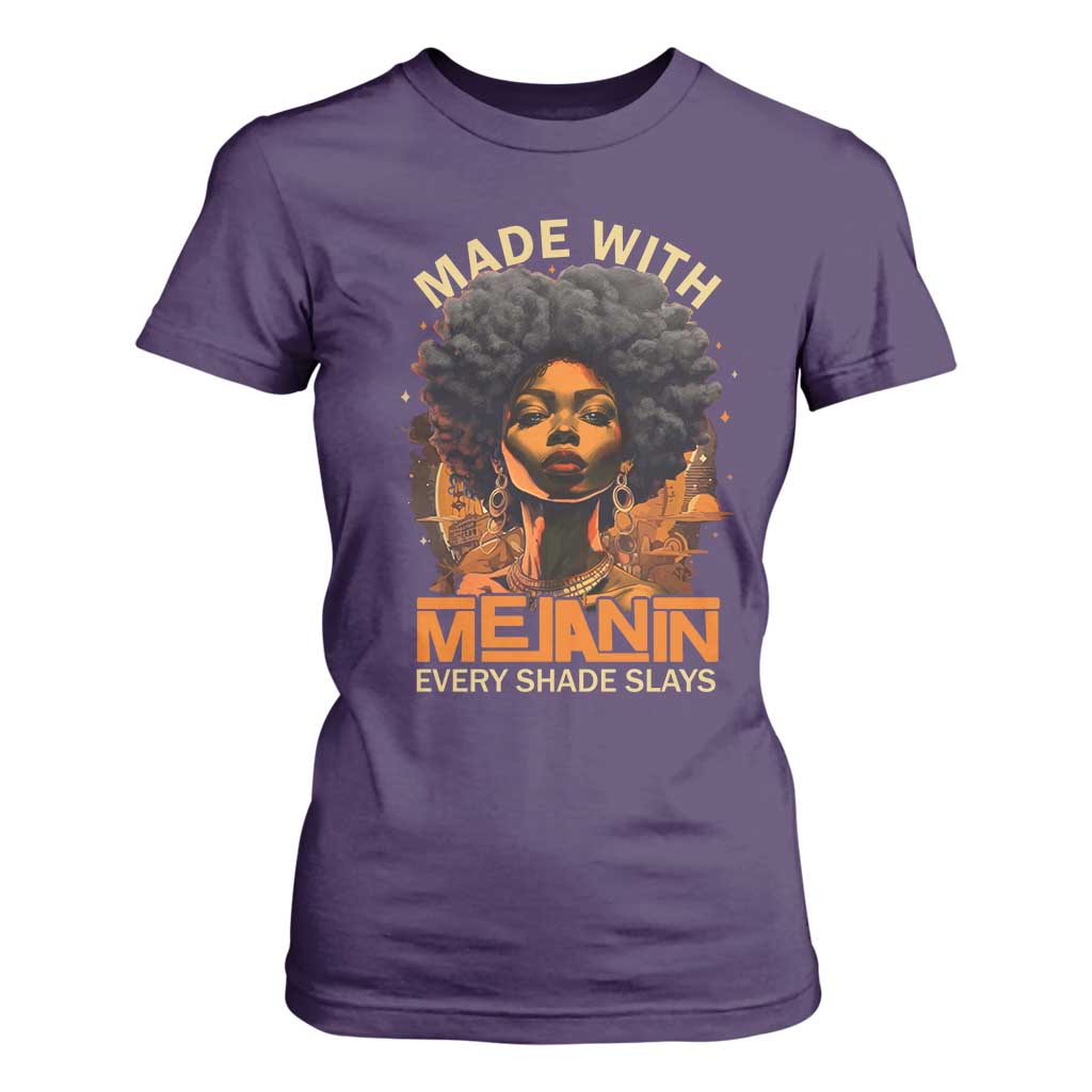 Black Women T Shirt For Women Melanin Juneteenth Black History TS10 Purple Print Your Wear