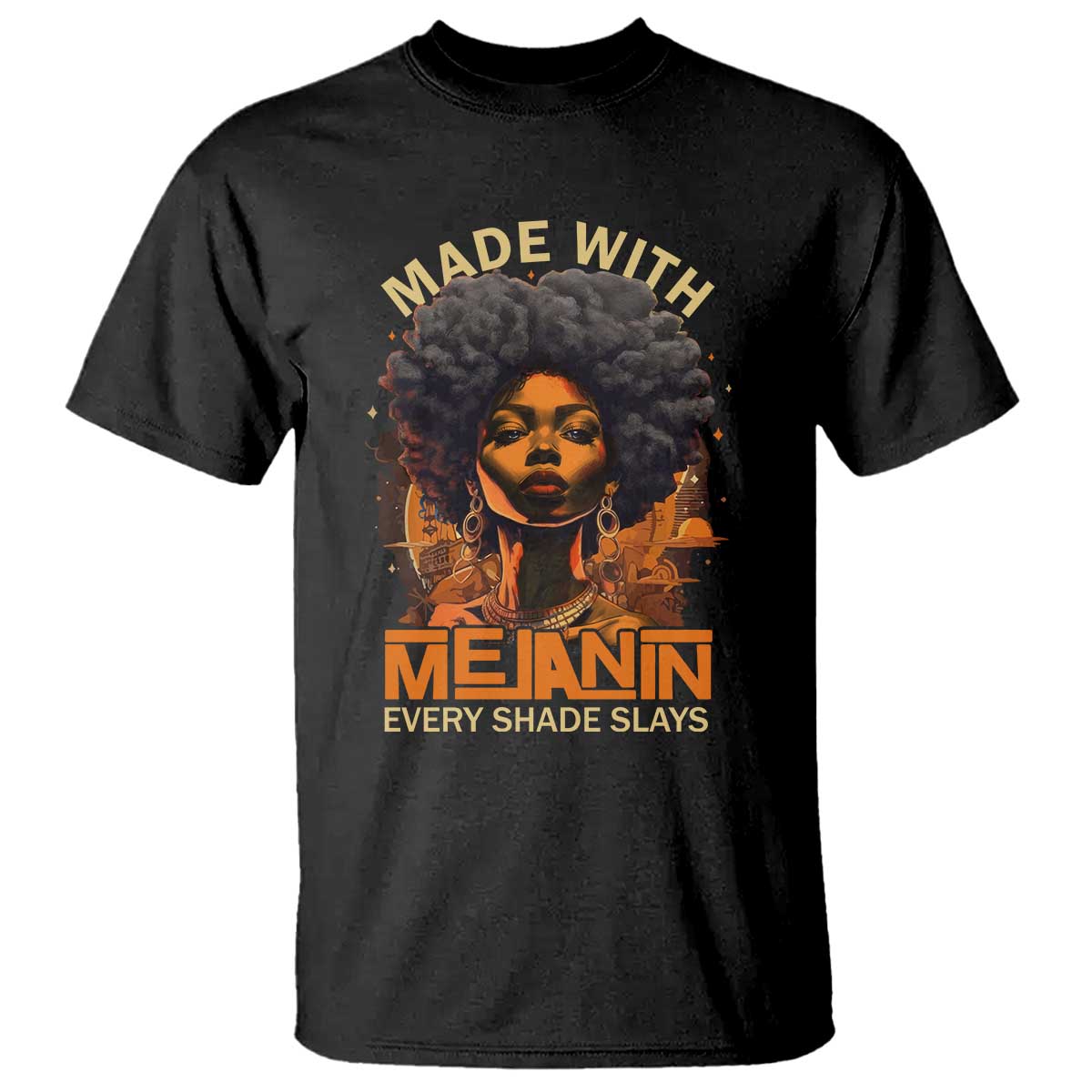 Black Women T Shirt Melanin Juneteenth Black History TS10 Black Print Your Wear