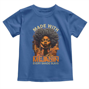 Black Women Toddler T Shirt Melanin Juneteenth Black History TS10 Royal Blue Print Your Wear