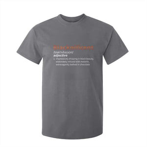 Blacknificient Definition T Shirt For Kid Black History African Roots African American TS10 Charcoal Print Your Wear