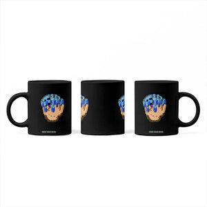 Blue Ice Cream Cone Baseball Glove Drip Coffee Mug TS02 Print Your Wear