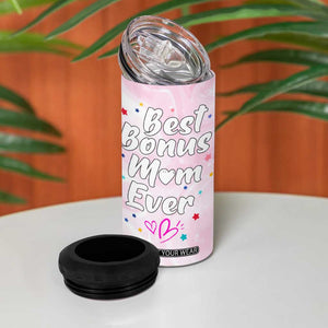 Bonus Mom Gift 4 in 1 Can Cooler Tumbler for Mother's Day Birthday Step Mother TB10 Print Your Wear