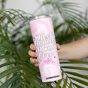 Bonus Mom Gift Skinny Tumbler for Mother's Day Birthday Step Mother TB10 Print Your Wear