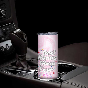 Bonus Mom Gift Skinny Tumbler for Mother's Day Birthday Step Mother TB10 Print Your Wear