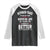 Bonus dad Raglan Shirt Step Dad Fathers Day TS10 Black White Print Your Wear