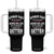 Bonus dad Tumbler With Handle Step Dad Fathers Day TS10 One Size: 40 oz Black Print Your Wear