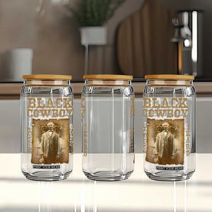 Bose Ikard Glass Can Black Cowboy Western Legend Vintage TS02 Print Your Wear