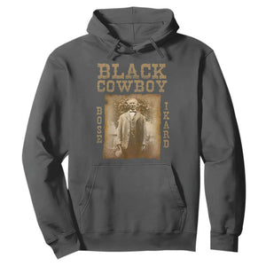 Bose Ikard Hoodie Black Cowboy Western Legend Vintage TS02 Dark Heather Print Your Wear