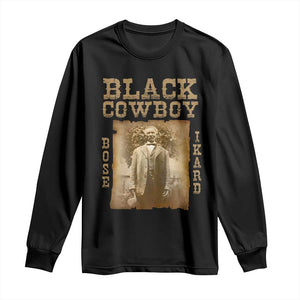 Bose Ikard Long Sleeve Shirt Black Cowboy Western Legend Vintage TS02 Black Print Your Wear