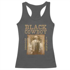 Bose Ikard Racerback Tank Top Black Cowboy Western Legend Vintage TS02 Dark Heather Print Your Wear