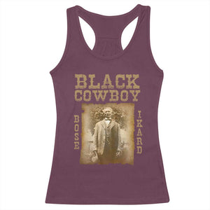 Bose Ikard Racerback Tank Top Black Cowboy Western Legend Vintage TS02 Maroon Print Your Wear