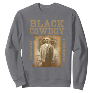 Bose Ikard Sweatshirt Black Cowboy Western Legend Vintage TS02 Charcoal Print Your Wear