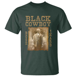 Bose Ikard T Shirt Black Cowboy Western Legend Vintage TS02 Dark Forest Green Print Your Wear