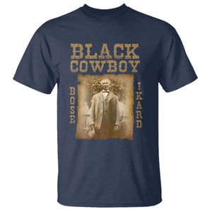 Bose Ikard T Shirt Black Cowboy Western Legend Vintage TS02 Navy Print Your Wear
