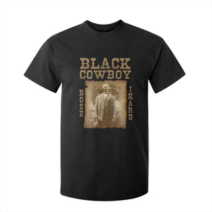 Bose Ikard T Shirt For Kid Black Cowboy Western Legend Vintage TS02 Black Print Your Wear