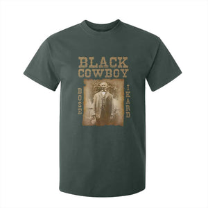 Bose Ikard T Shirt For Kid Black Cowboy Western Legend Vintage TS02 Dark Forest Green Print Your Wear