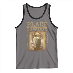 Bose Ikard Tank Top Black Cowboy Western Legend Vintage TS02 Deep Heather Black Print Your Wear
