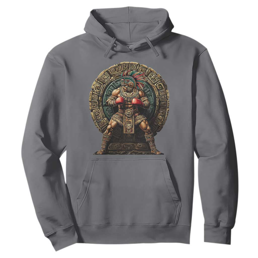 Boxing Mexico Hoodie Aztec Warrior Mexican Dad Gifts TS10 Charcoal Print Your Wear
