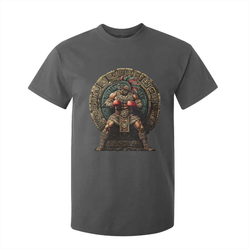Boxing Mexico T Shirt For Kid Aztec Warrior Mexican Dad Gifts TS10 Dark Heather Print Your Wear