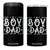 Boy Dad Est 2025 4 in 1 Can Cooler Tumbler Expect Baby Boy Son Fathers Day 2025 TS10 One Size: 16 oz Black Print Your Wear