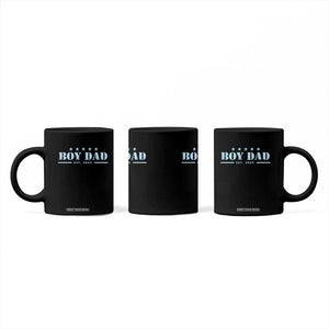 Boy Dad Est 2025 Coffee Mug Expect Baby Boy Son Father 2025 TS10 Print Your Wear