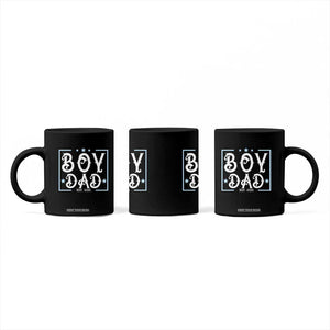 Boy Dad Est 2025 Coffee Mug Expect Baby Boy Son Fathers Day 2025 TS10 Print Your Wear