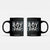 Boy Dad Est 2025 Coffee Mug Expect Baby Boy Son Fathers Day 2025 TS10 Black Print Your Wear