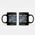 Boy Dad Est 2025 Coffee Mug Newborn Daddy Father Baby Boy Son USA Flag Fighter Jets TS10 Black Print Your Wear