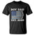 Boy Dad Est 2025 T Shirt Daddy Of Newborn Baby Boy First Fathers Day USA Flag Fighter Jets TS10 Black Print Your Wear