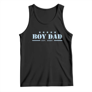 Boy Dad Est 2025 Tank Top Expecting Baby Boy 2025 TS10 Black Print Your Wear