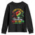 Breaking Every Chain Since 1865 Juneteenth Youth Sweatshirt Celebrating Black Freedom TS10 Black Print Your Wear