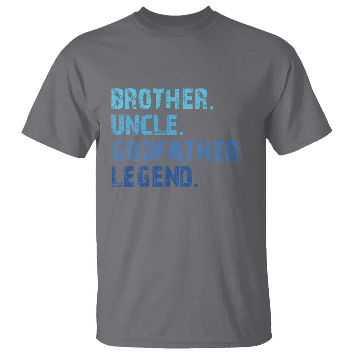 Brother Uncle Godfather Legend T Shirt Best Funny Uncle Fathers Day TS10 Charcoal Print Your Wear