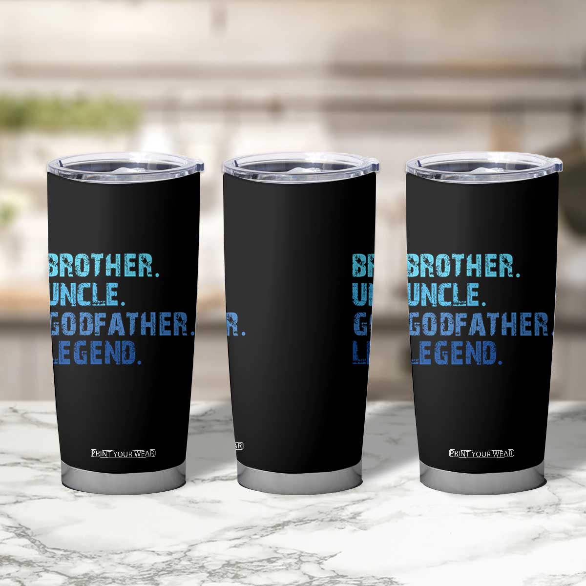 Brother Uncle Godfather Legend Tumbler Cup Best Funny Uncle Fathers Day TS10 Print Your Wear