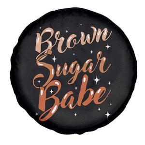 Brown Sugar Babe Spare Tire Cover Proud Woman Melanin Pride Black Girl TS10 Print Your Wear