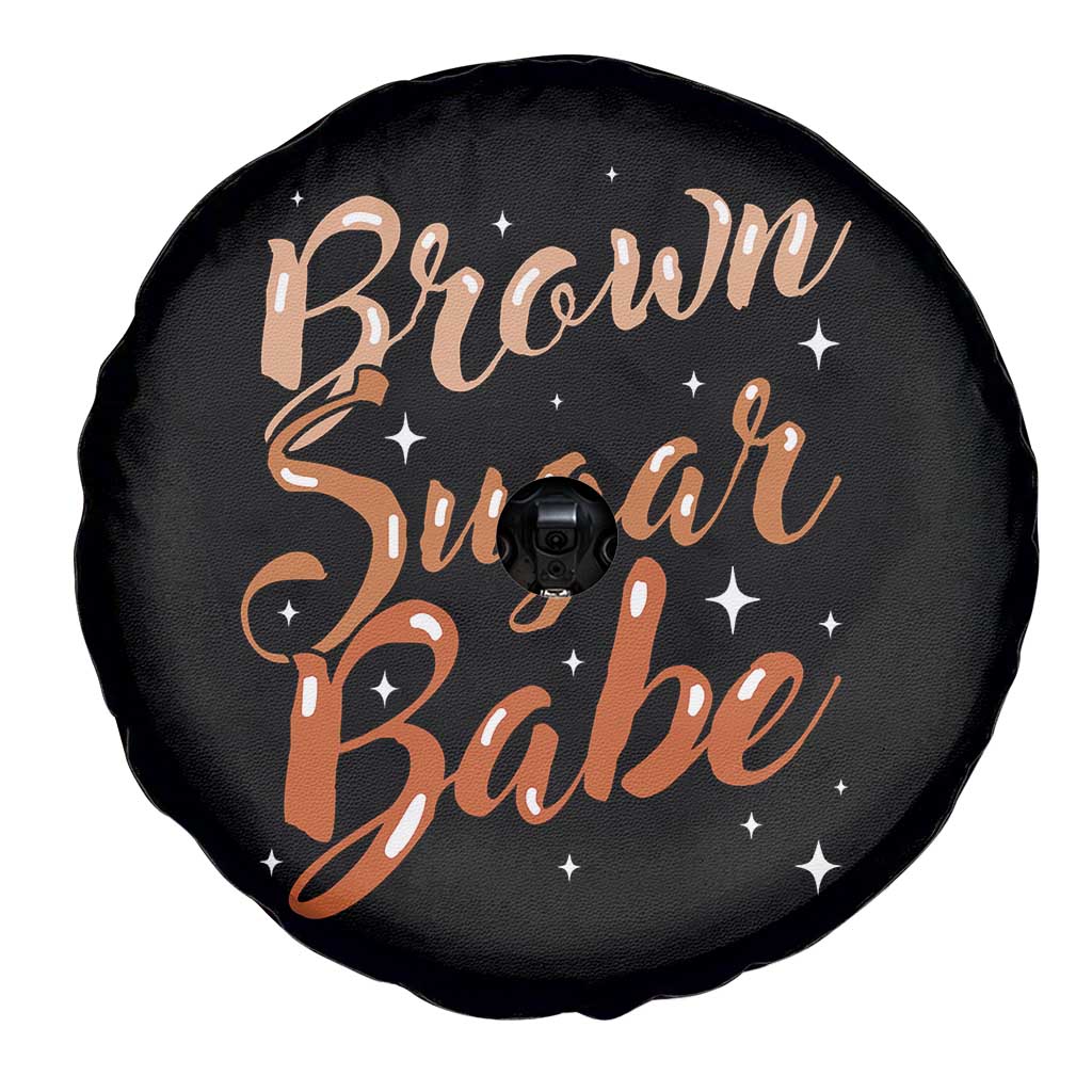 Brown Sugar Babe Spare Tire Cover Proud Woman Melanin Pride Black Girl TS10 Print Your Wear
