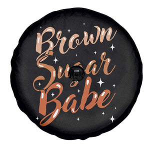 Brown Sugar Babe Spare Tire Cover Proud Woman Melanin Pride Black Girl TS10 Print Your Wear