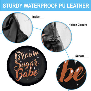 Brown Sugar Babe Spare Tire Cover Proud Woman Melanin Pride Black Girl TS10 Print Your Wear